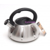 Čajník, kanvica na čaj - Satén kanvica 3L oceľový píšťalka (Čajník, kanvica na čaj - Satén kanvica 3L oceľový píšťalka)