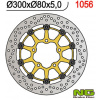 NG1056 predný plávajúci brzdový kotúč KAWASAKI ER6 F/N, ZX 10R 04-15, ZX6R 05-18