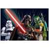Plastový obrus Star Wars Galaxy 120x180cm