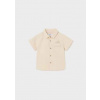 MAYORAL chlapčenská košeľa s krátkym rukávom 86 Cream