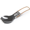 GSI Outdoors skladacia lyžicovidlička Glacier Folding Spork, oranžová