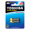 Alkalická batéria Toshiba AAA (R3) 2 ks