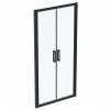 Ideal Standard Connect 2 Sprchové dvere 100 cm, čierna/číre sklo K9296V3