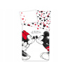 Jerry Fabrics obliečky Mickey and Minnie Love 04 140x200 70x90