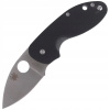 Turistický nôž Spyderco C246GP (Nôž Spyderco Insistent G-10 Black Plain)