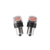 Autožiarovka LED BA15S 12V CARCLEVER 16LED 2835SMD červená 2ks