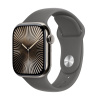 Apple Watch Series 10 42 mm Cellular prírodný titán so skalne sivým športovým remienkom M/L MWXE3QC/A