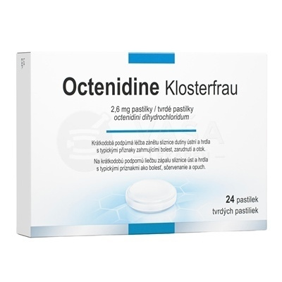 Octenidine Klosterfrau 24 cmúľacích pastiliek