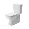 Duravit D-Code WC kombi misa, Vario odpad, s HygieneGlaze, alpská biela 21180920002