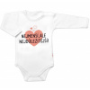 Body dlhý rukáv, Nejmenší, ale nejdůležitější, Baby Nellys, biele, veľ. 68, 68 (3-6m)