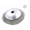 200 mm drôtená kefa kotúčová univerzálna na burinu - mäkký drôt