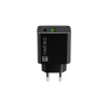 Univerzálna nabíjačka Natec RIBERA 20W 1X USB-A + 1X USB-C, čierna (NUC-2062)