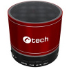 C-TECH repro SPK-08R, bluetooth, červená