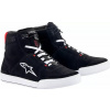 Motocyklové tenisky Alpinestars Chrome čierna/biela/červená 12