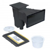 Vagnerpool Skimmer 17,5 l tmavě šedá (RAL7016 - Antracit) široké hrdlo, pro folii (372 x155 otvor)