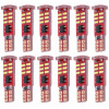 12 x Žiarovka T10 15 diód SMD CANBUS biela LED W5W