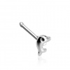 Steel Edge Piercing do nosa striebro