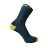 vodeodolné ponožky DexShell Ultra Thin Crew Navy-lime Veľkosť ponožiek: 47+ EU EUR