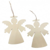 MOVEO Drevené výseky na dekorovanie Anjel 16.5x19,5cm 2ks-MOVEO