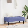 vidaXL lavica z rifloviny modrá 113x57x39 cm látka - Modrá - 276920-293657