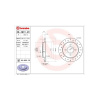 BREMBO 08.4931.2X Brzdovy kotuc