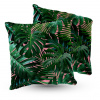 Vankúš - Vankúš velor Monstera 5made listy (Vankúš velor Monstera 5made listy)