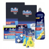 Finish sada leštidlo Shine&Dry Lemon 2x 800 ml + soľ 4kg + osviežovač s vôňou sviežeho citróna a limetky 20 g + čistič umývačky Lemon Sparkle 2 x 250 ml