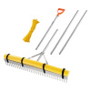 Vevor Krajinné hrable, hlava 914 mm, rúčka 2590 mm, hliník, lanko 15,8 m YSSCPLHJ36IN5C4LD001V0