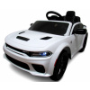 mamido Elektrické autíčko Audi Doge SRT biele s EVA kolesami a diaľkovým ovládaním