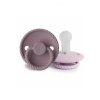 Frigg Dvojbalenie cumlíkov frigg rope twilight mauve/ soft lilac, 6-18m, silikón