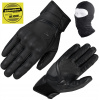 Motocyklové rukavice SHIMA SHADOW TFL BLACK veľ. M