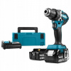 Makita DDF484RTJ akumulátorový skrutkovač / vŕtačka, bezuhlíkový, 18V, 2x5,0Ah Makita PL