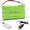9,6V 2000mAh AA nabíjateľná batéria RC | Tamiya konektor | USB kábel