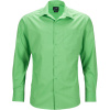 James & Nicholson Košile JN 642, popelínová, business, dlouhý rukáv COT02064204213-lime green 3XL Zelená lime