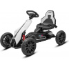 Go-kart Baby Mix detská šliapacia motokára Speedster biela