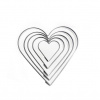Kovová vykrajovačka - srdce 5ks