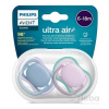 Philips AVENT Cumlík Ultra air neutral 6-18m dievča modrá 2ks