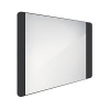 LED zrkadlo do kúpeľne Nimco čierne 80x60 cm ZPC 42003-90