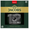Kapsuly pre espressá Jacobs Espresso 12 Ristretto pražená mletá káva 20 kapsúl 104 g
