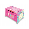 Detský drevený nábytok 2v1 PEPPA PIG Lavica / Box na hračky, PP13985