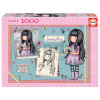 Puzzle Santoro Gorjuss Somewhere Educa 1000 dielov +lepidlo Fix EDU18495