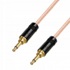 Pigtail JACK 3,5 zástrčka / JACK 3,5 zástrčka RG316 1m