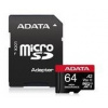 Pamäťová karta ADATA High Endurance micro SDXC karta 64GB UHS-I U3 Class 10 + adaptér (AUSDX64GUI3V30SHA2-RA1)