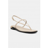 Tommy Hilfiger sandále dámske kožené GOLD HEEL DRESSY SANDAL FW0FW09124 béžová EUR 42