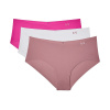 Under Armour Pure Stretch Hipster 3 Pack - Pink Elixir/Halo Gray S