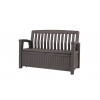 Lavica PATIO BENCH Keter 139x63x88cm Farba: Hnedá