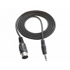 Kabel DIN-JACK 3.5mm 1,2m černý