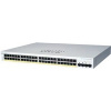 BAZAR - Cisco switch CBS220-48P-4G (48xGbE,4xSFP,48xPoE+,382W) - REFRESH - Rozbaleno (Komplet)