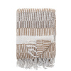 Bloomingville Plied z recyklovanej bavlny Isnel 160x130cm sv. hnedý