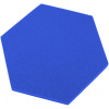 Akustický panel šesťuholník modrý zafírový 50x50 cm hrúbka 3cm hexagon